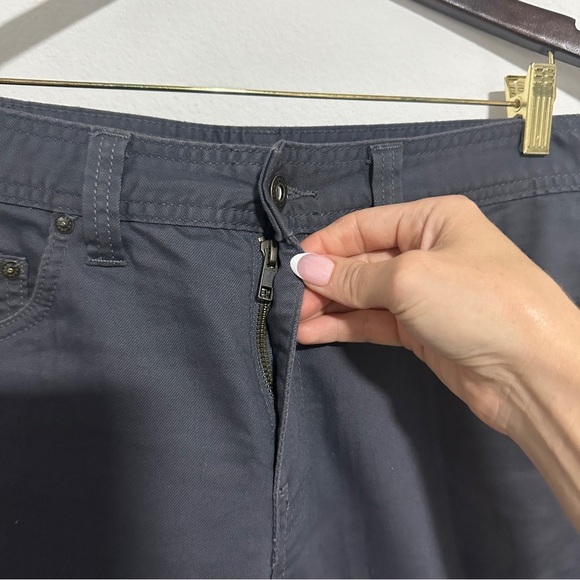 Prana Mens Pants Brion Slim Fit Size 32x32 Gray 5 Pocket Nylon Lightweight - Picture 3 of 10